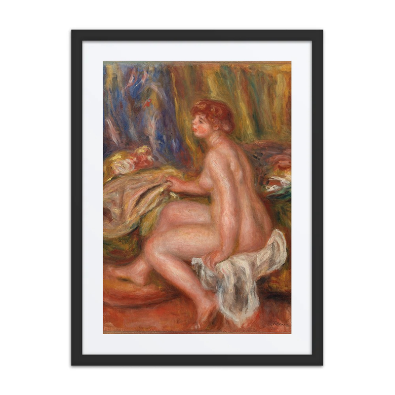 Seated Female Nude, Profile View