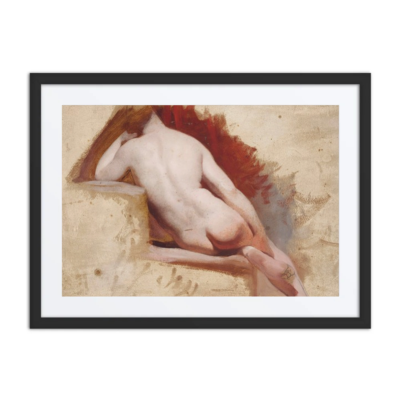 Seated Female Nude Study