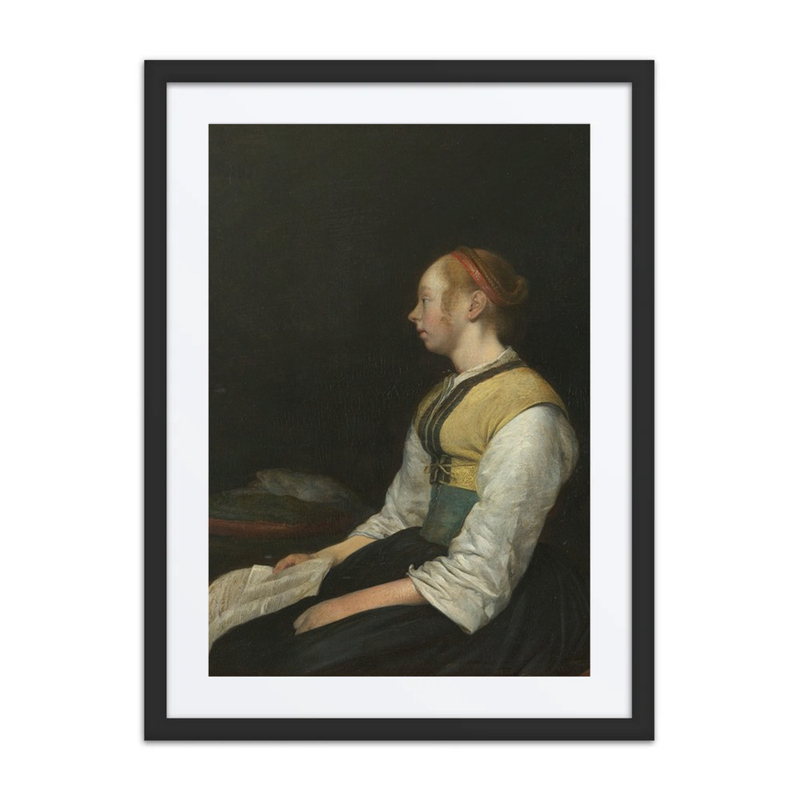 Seated Girl in Peasant Costume