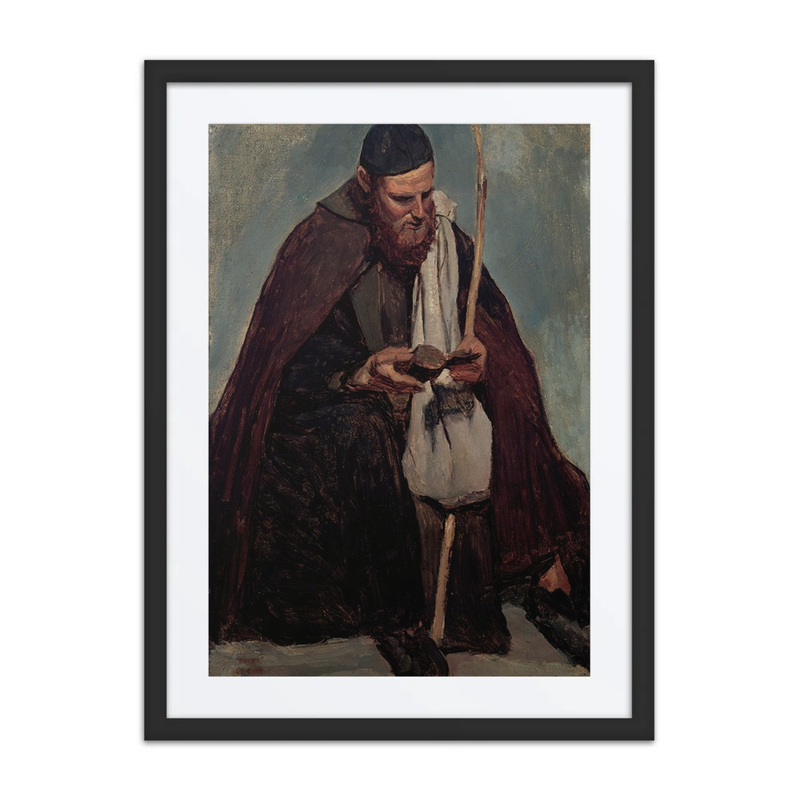 Seated Italian Monk Reading
