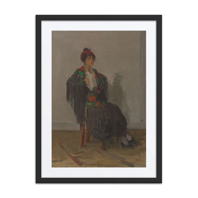 Seated Lady in a Spanish Dress