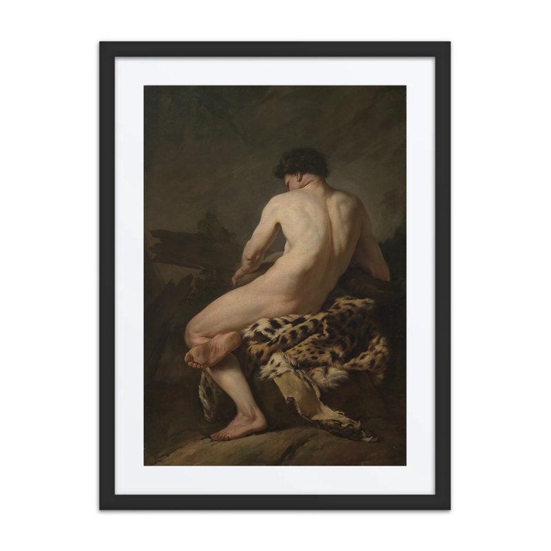 Seated Male Nude as Bacchus