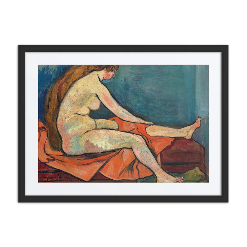 Seated Nude in Profile