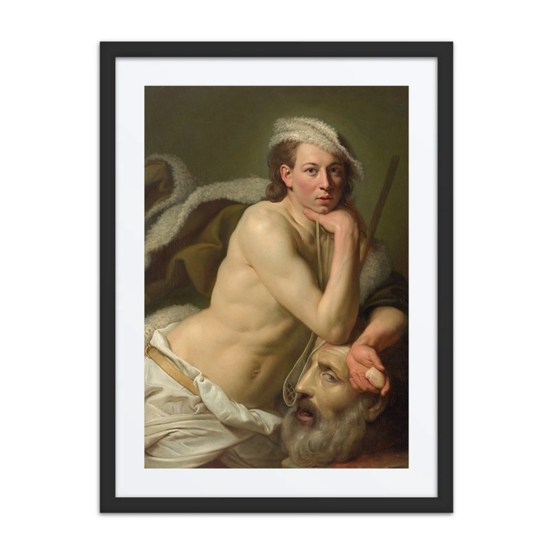 Self-Portrait as David with the Head of Goliath