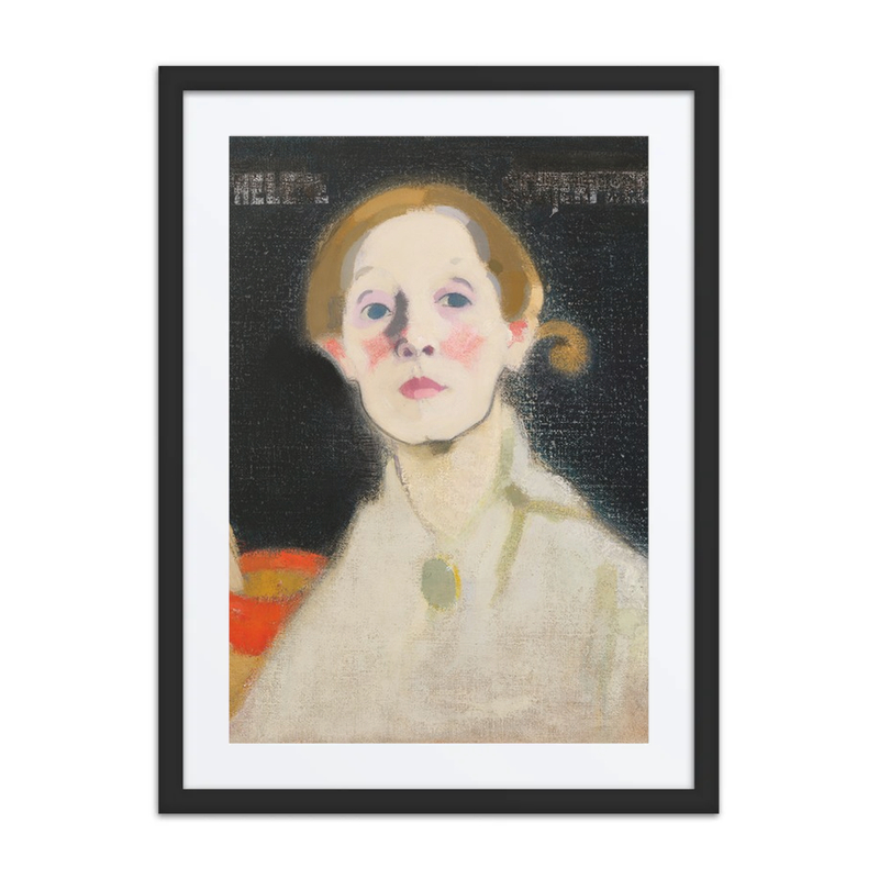 Self-Portrait, Black Background