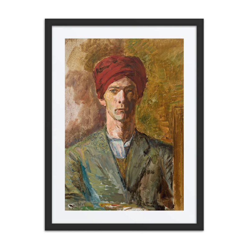 Self-Portrait in a Turban
