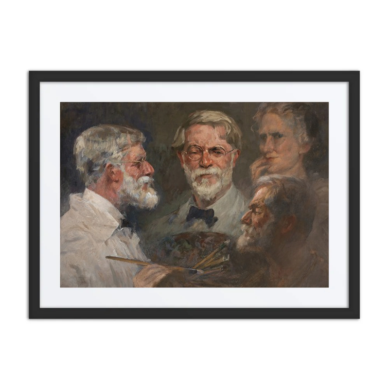 Self-Portrait in Three Positions
