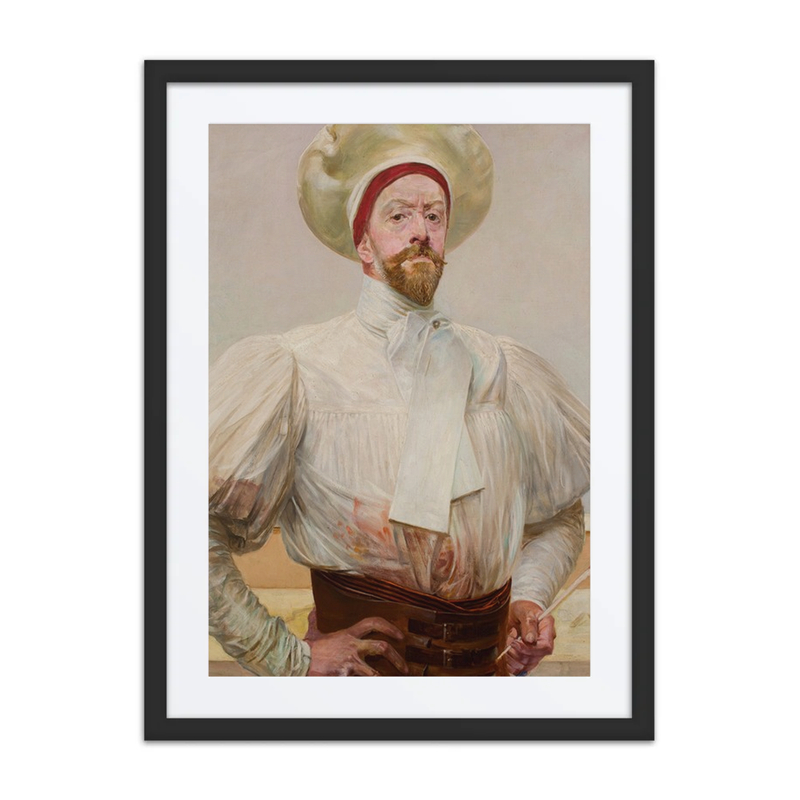 Self-Portrait in White Attire