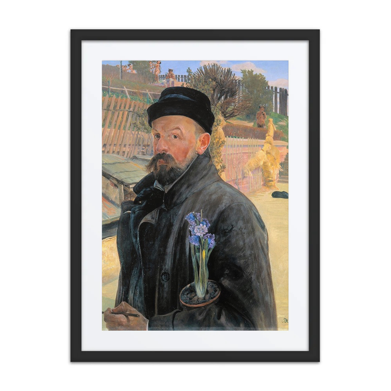 Self-Portrait with a Hyacinth