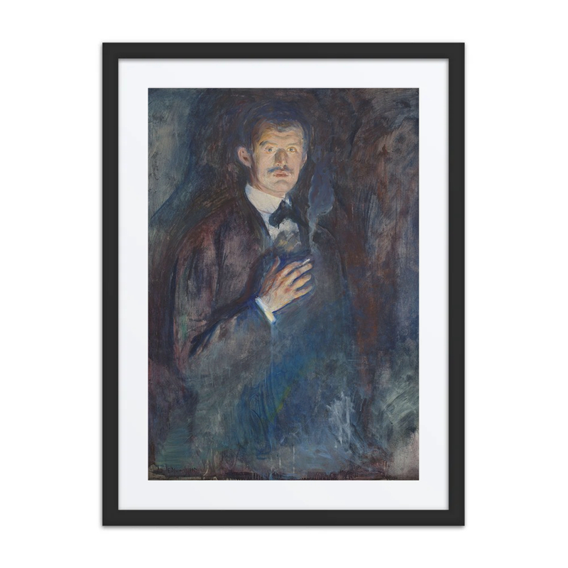 Self-Portrait with Cigarette