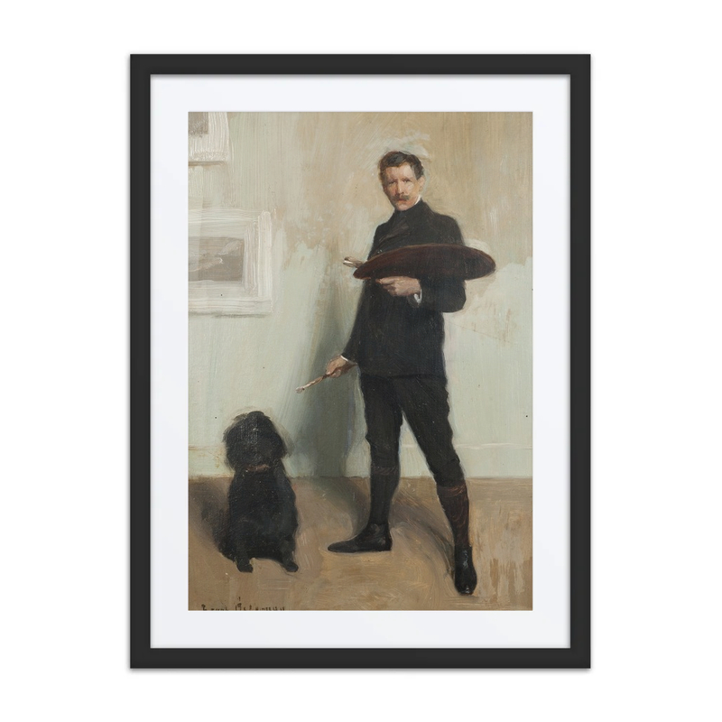 Self-Portrait with Dog