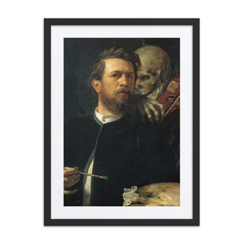 Self-Portrait with Fiddling Death