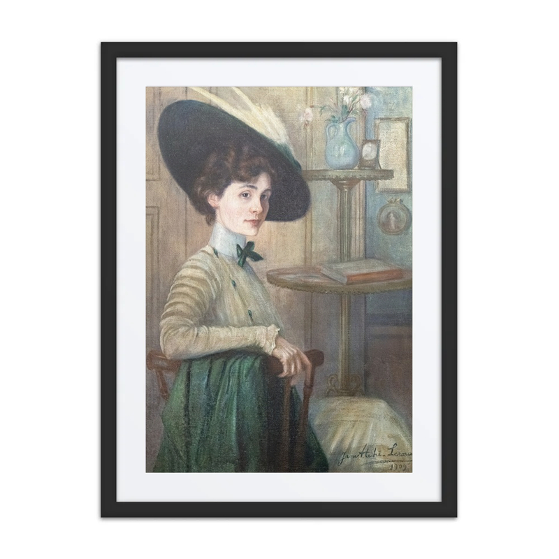 Self-Portrait with Green Hat