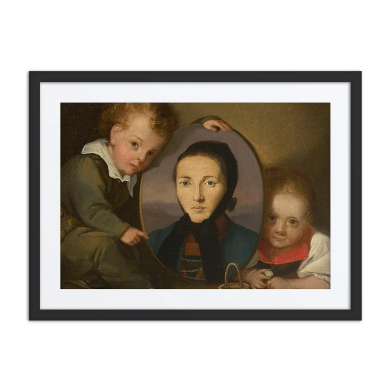 Self-Portrait with Mother and Sister