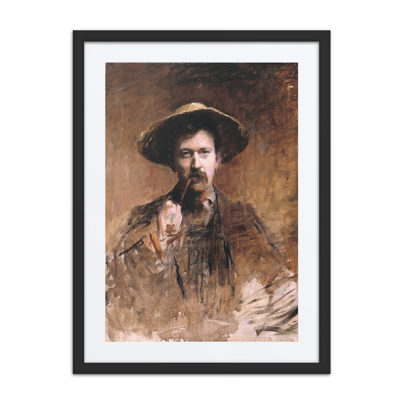 Self-Portrait with Pipe