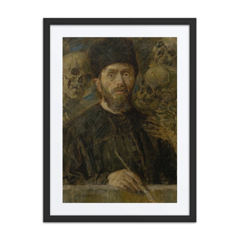 Self-Portrait with Skeletons