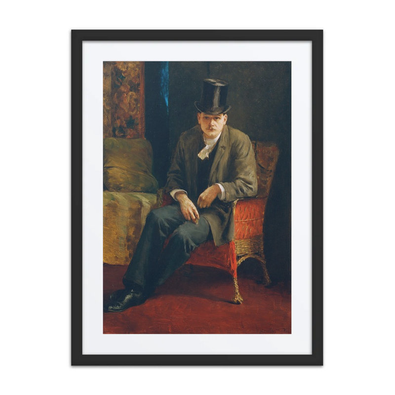 Self-Portrait with Top Hat
