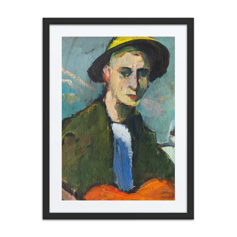 Self-Portrait with Yellow Hat