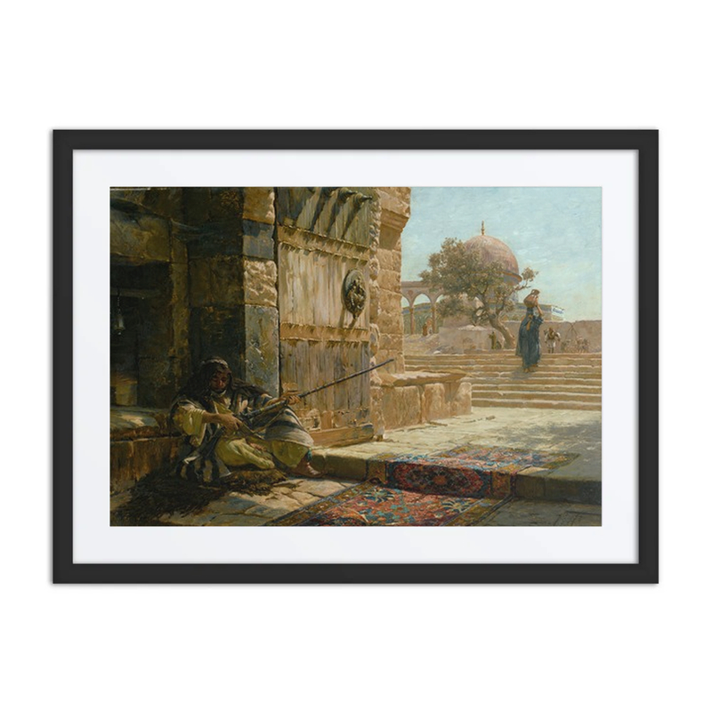 Sentinel at the Entrance to the Temple Mount, Jerusalem