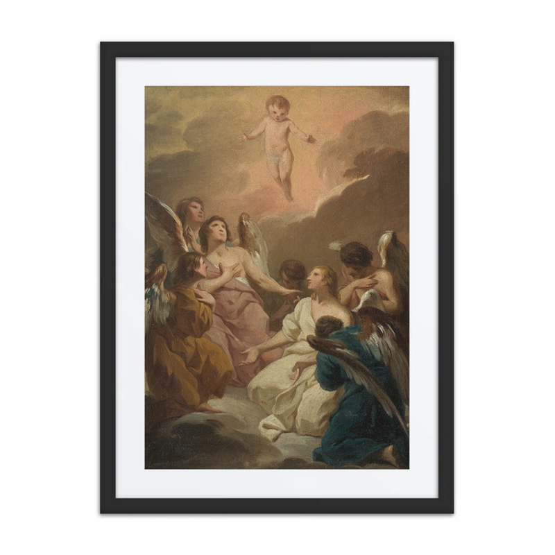 Seven Angels Adoring the Christ Child