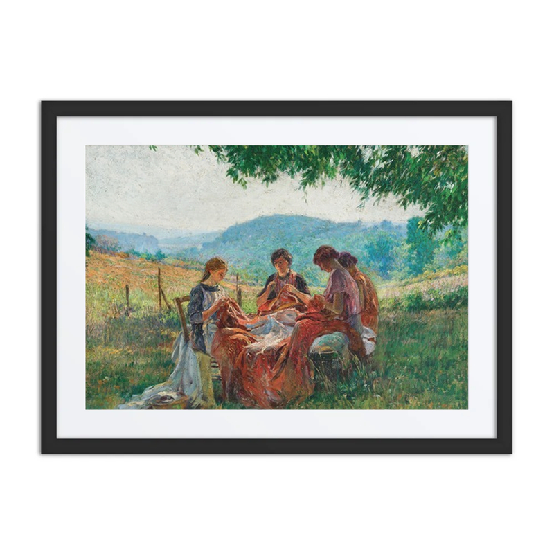 Sewing Lessons in the Garden