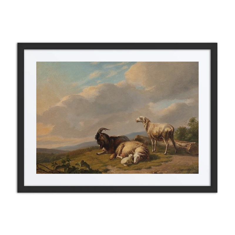 Sheep and Goats in a Landscape