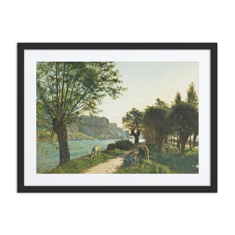 Sheep on the Willow Path