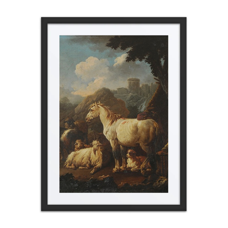 Shepherd and Animals in a Landscape
