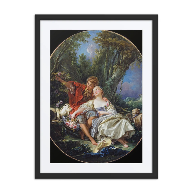 Shepherd and Shepherdess Reposing
