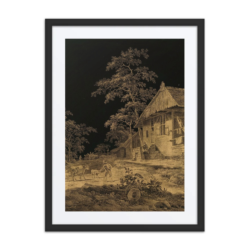 Shepherd at a Farmstead