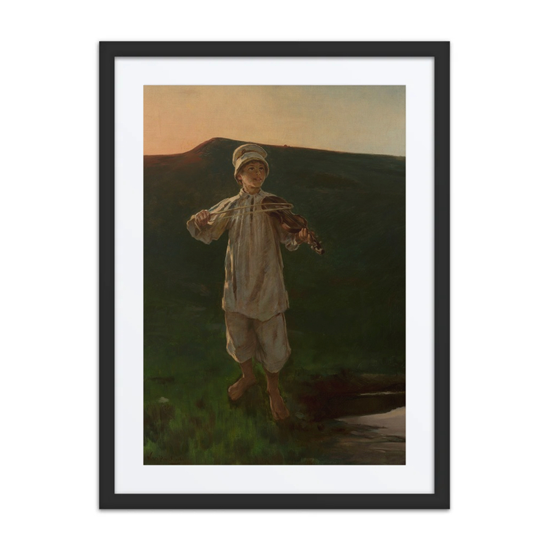 Shepherd Boy Playing the Fiddle