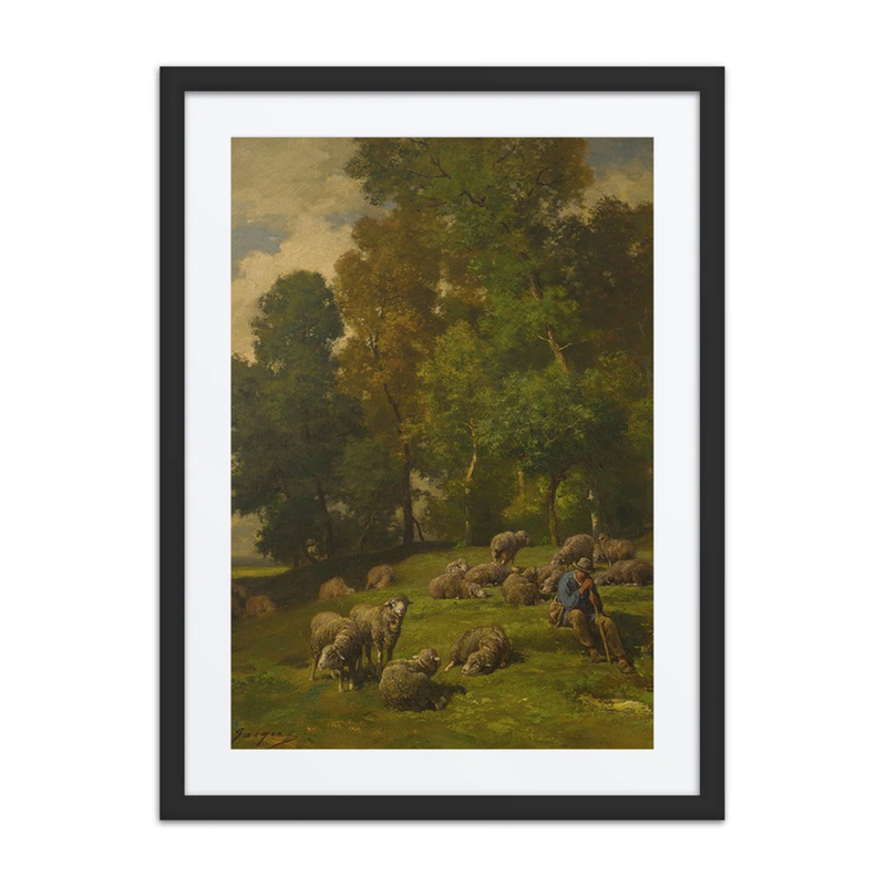 Shepherd with His Flock