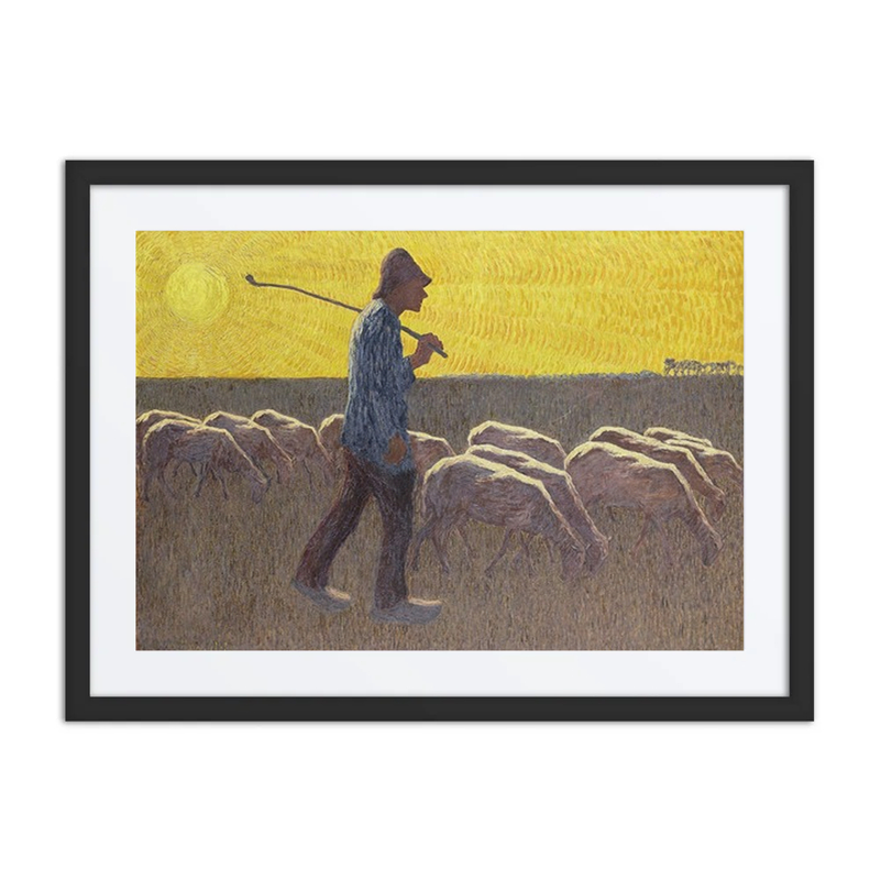 Shepherd with Sheep