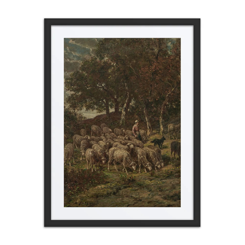 Shepherdess and Her Flock