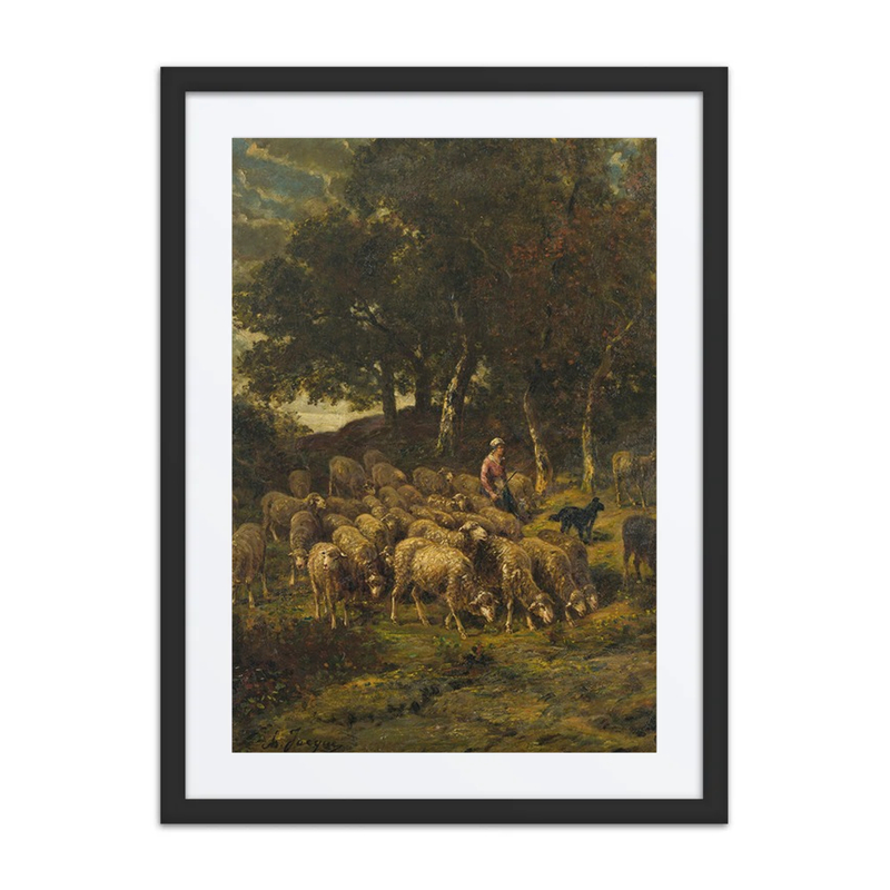 Shepherdess and Her Flock