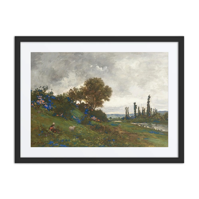 Shepherdess on the Banks of the River