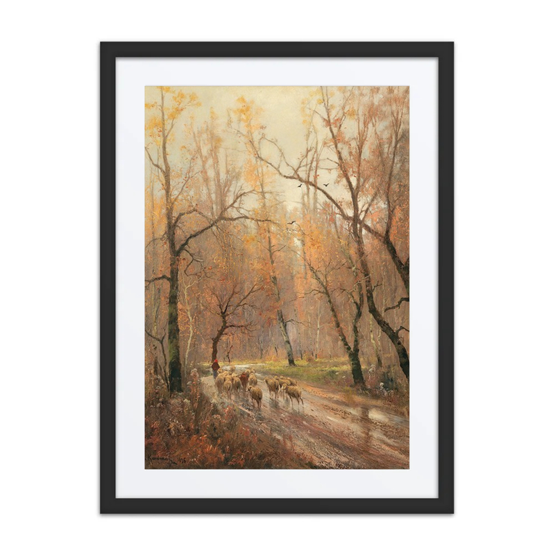 Shepherdess Returning Home