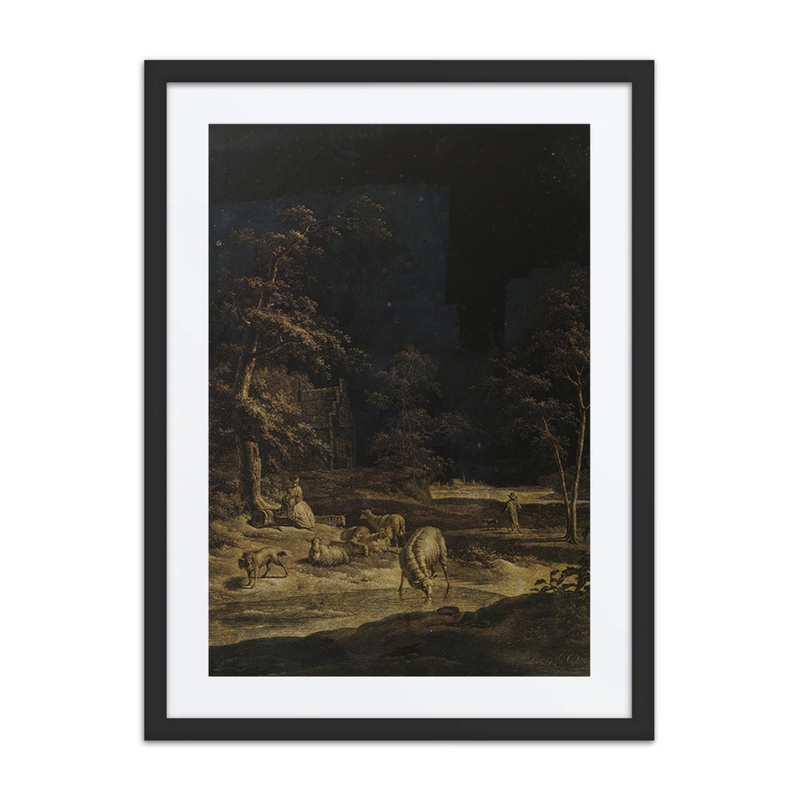 Shepherdess with Sheep