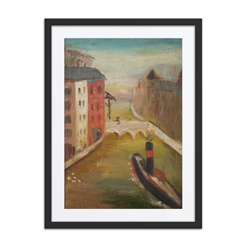 Ship in a City