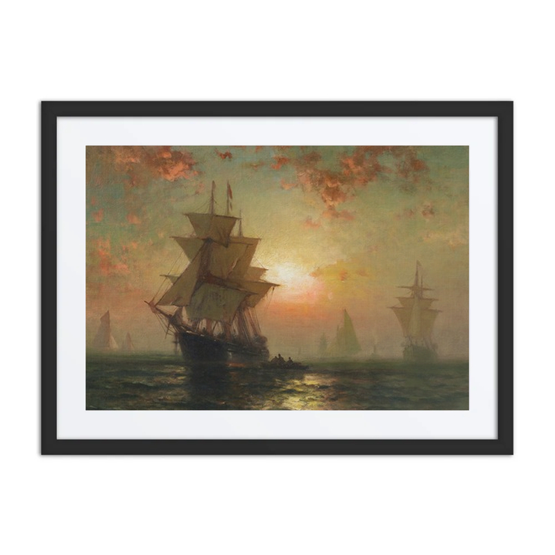 Ships at Sunset