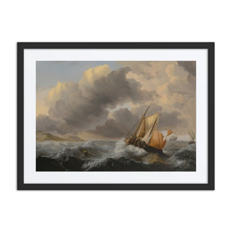 Ships in a Stormy Sea