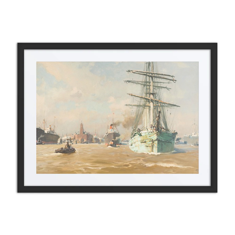 Ships in Hamburg