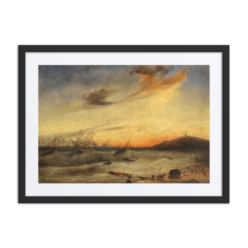 Shipwreck at Sunset