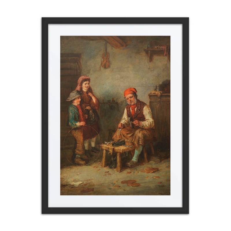 Shoemaker with Two Children