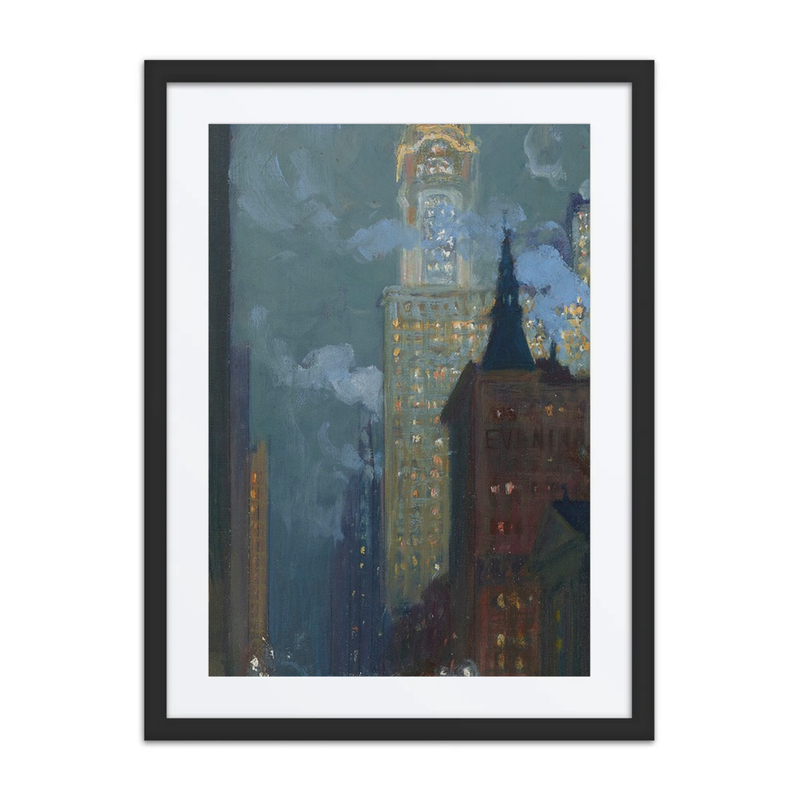 Singer Building at Night