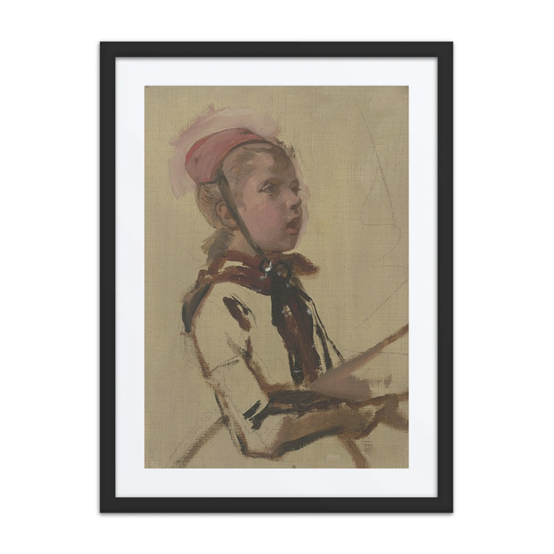 Singing Peasant Girl Study