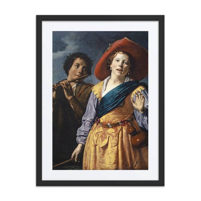 Singing Shepherdess with Shepherd