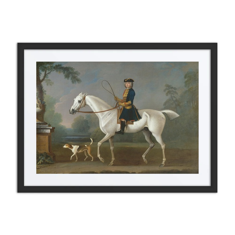 Sir Roger Burgoyne Riding ‘Badger’