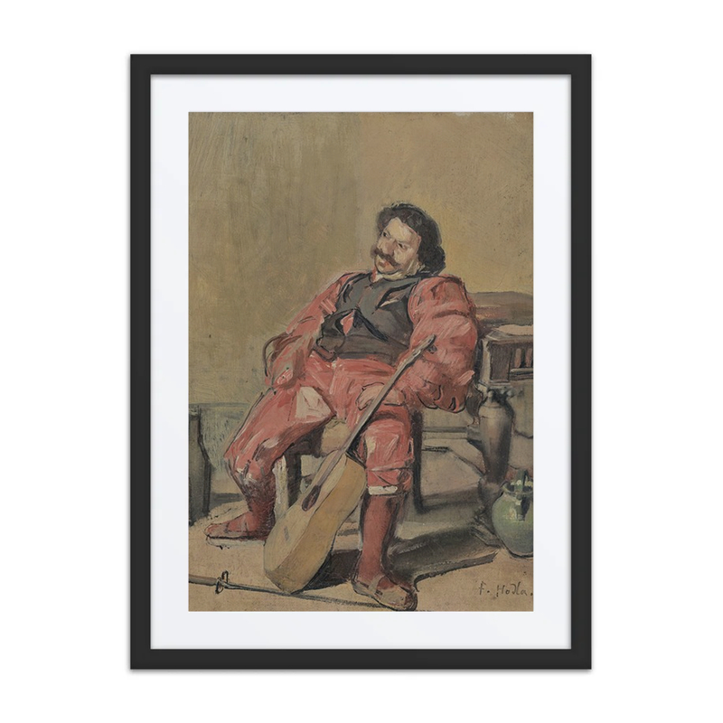 Sitting Man with Guitar