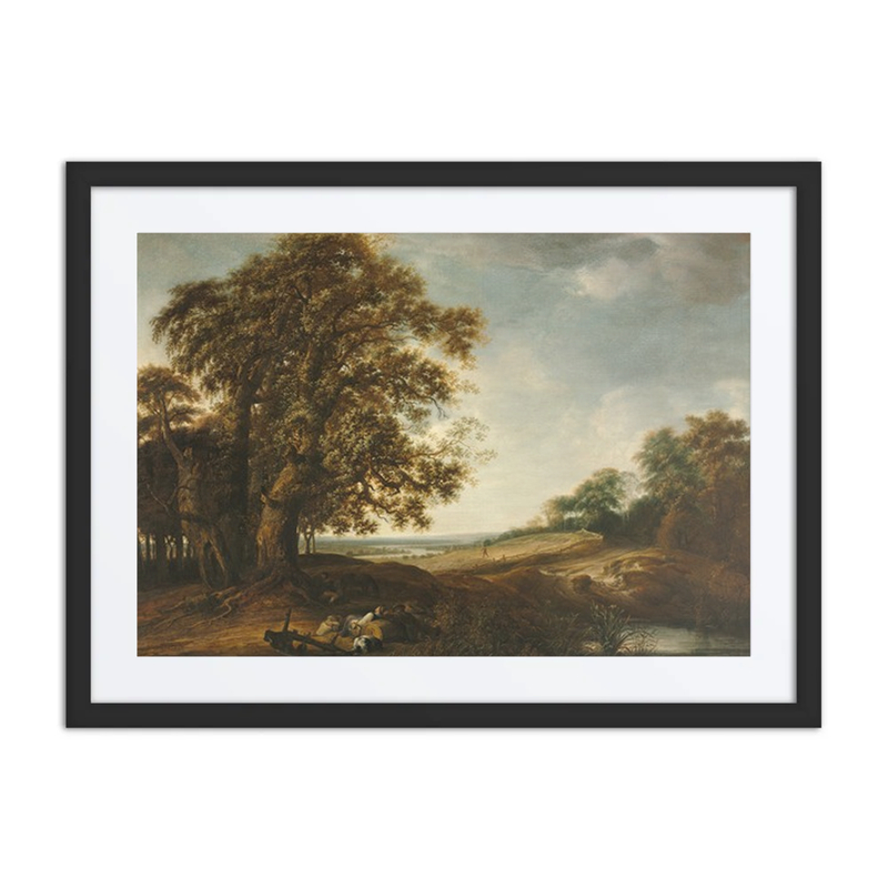 Sleeping Peasants Near Fields